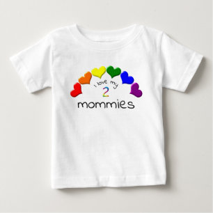 Gay pride Baby I Kärlek Mina 2 matarbondgårdar T Shirt