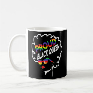 Gay pride Black Queen Lesbisk African American Lg Kaffemugg