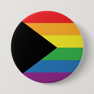 Gay pride - BLM Gay pride Flagga - Rainbow Rand Knapp