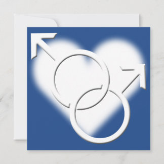 Gay Pride Bröllopsinbjudningar Samkönade Kärleksko Inbjudningar