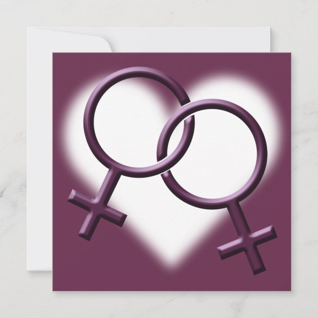 Gay Pride Bröllopsinbjudningar Samkönade Kärleksko Inbjudningar (Framsida)