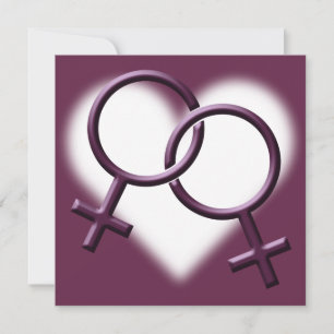 Gay Pride Bröllopsinbjudningar Samkönade Kärleksko Inbjudningar