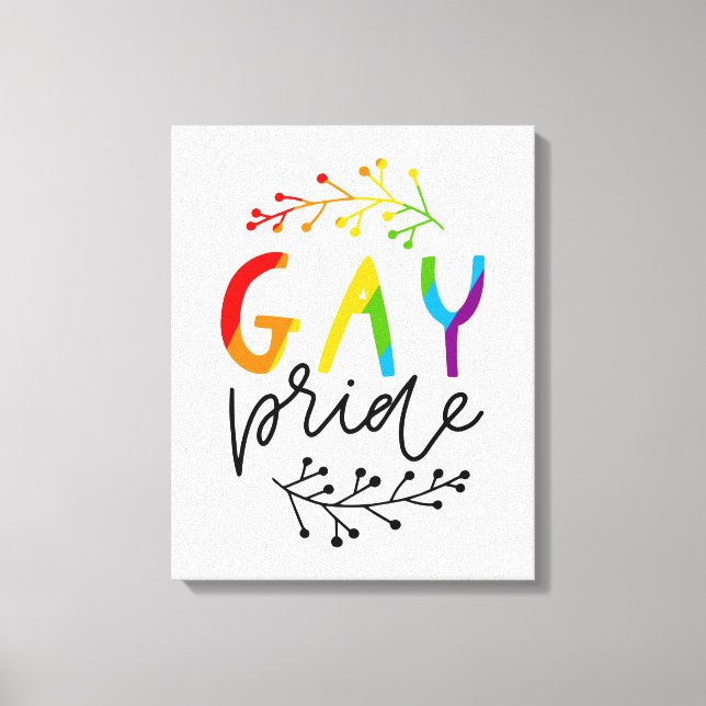 Gay pride canvastryck (Framsida)