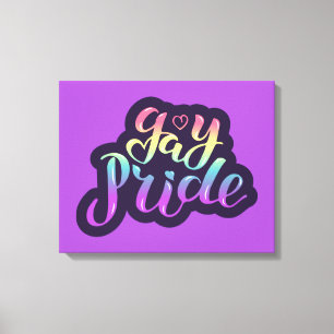 Gay pride canvastryck