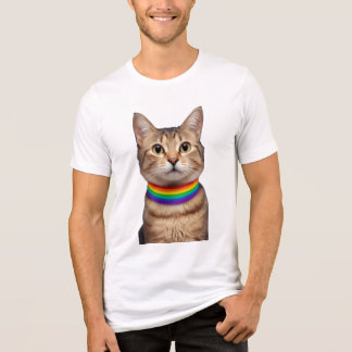Gay pride Cat - Purroud & Proud T Shirt