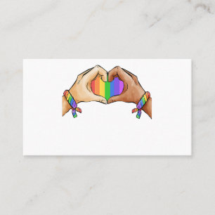 Gay Pride Clothing Lgbt Rainbow Visitkort