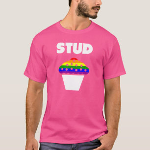 GAY PRIDE FÄRG RAINBOW FLAGGA STUD MUFFIN TRÖJA