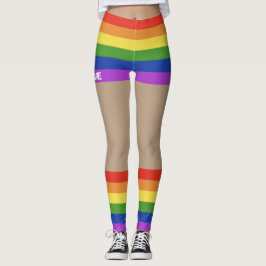 Gay pride Faux Kort & Ben Leggings