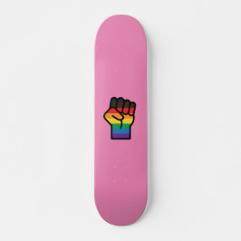 Gay pride Fist Mini Skateboard Bräda 18,5 Cm
