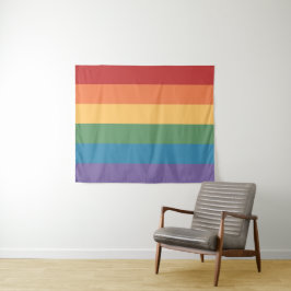 Gay pride Flagga heparad 50 x 60