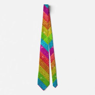 Gay pride Flagga Rainbow Glitter Rand LGBT Kärlek Slips