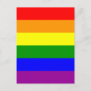 gay pride Flagga Vykort