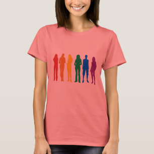 Gay pride för kvinnor t-shirt