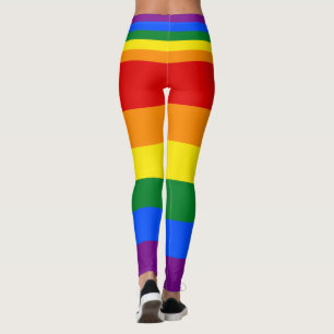 Gay pride för lesbisk för flagga LGBT för Leggings