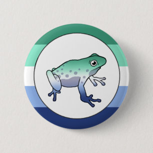 gay pride Frog Pin Knapp