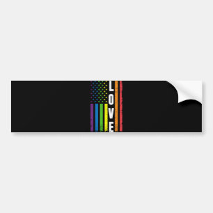 Gay pride ger Manar Kvinnor HBT Rainbow Flagga Gay Bildekal