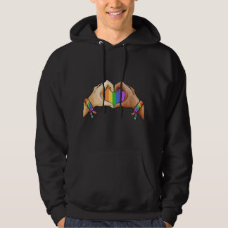 Gay pride Gif HBT Rainbow Ice Cream Tee Hoodie