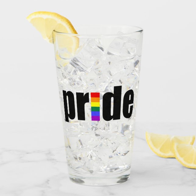 Gay pride glaskopp (Framsida Ice)