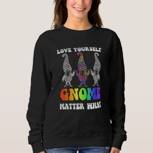 Gay pride Gnome Rainbow HGBTQ Kärlek är kärlek Gno T Shirt