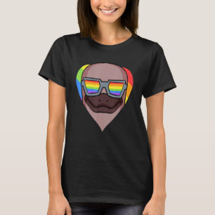 Gay pride HBT Rainbow - Platypus - LGBT Heart Ani T Shirt