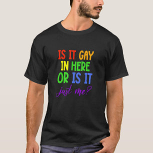 Gay pride HBT-regnbåge kommer in här eller är det T Shirt