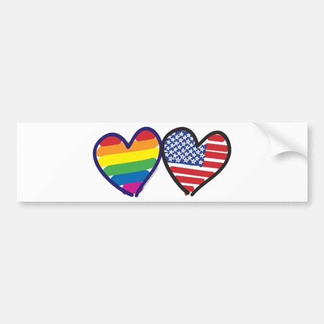 GAY-PRIDE-HEART-AND-FLAG BILDEKAL (Framsidan)