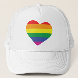 Gay pride Heart Keps