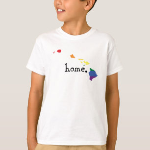 Gay pride hem Hawaii T Shirt