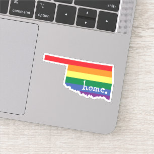 Gay pride hem Oklahoma Klistermärken