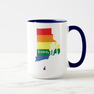 Gay pride hem  Rhode island Mugg