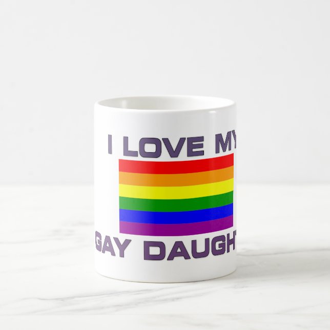 GAY PRIDE I KÄRLEK MY GAY DAUGHTER KAFFEMUGG (Center)