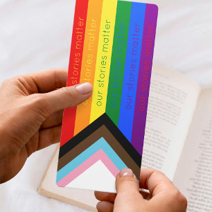 Gay pride Intersection Rainbow Flagga Bookmark