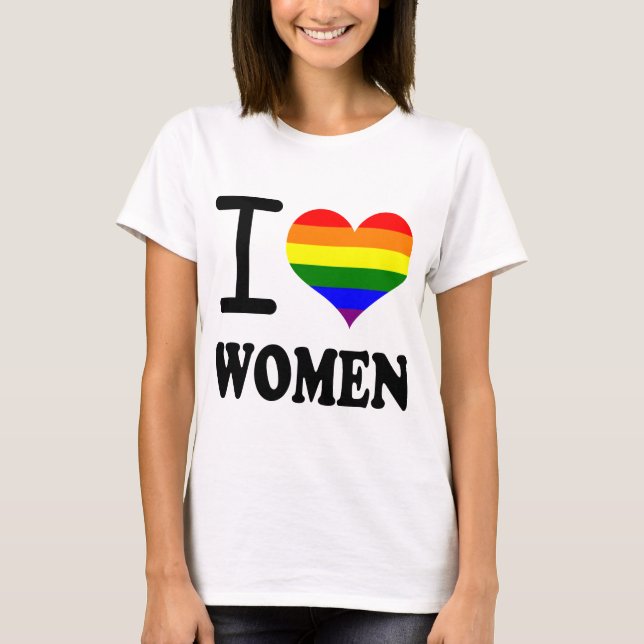 Gay pride - jag älskar min kompis t-shirt (Framsida)