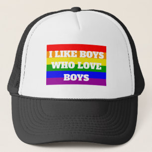 Gay Pride Jag gillar pojkar som älskar pojkar Keps