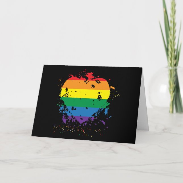 Gay pride - kan du gifta mig helgkort (Framsida)