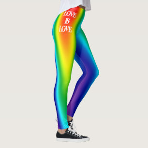 gay pride Kärlek är Kärlek Rainbow Personlig Wo Leggings