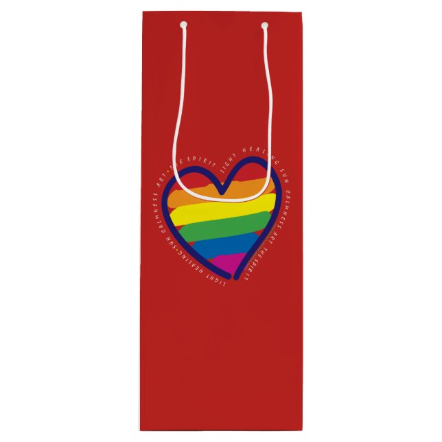 Gay pride Kärlek Heart (Framsidan)