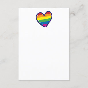Gay pride Kärlek Heart Inbjudningar