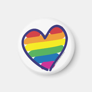 gay pride Kärlek Hearts Magnet