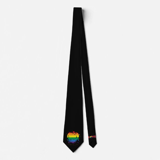 Gay pride Kärlek Hearts Slips (Framsida)