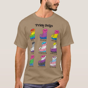 Gay pride Kawaii Hund Anime HGBTQ Genderfluid Tran T Shirt