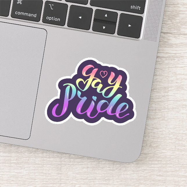 Gay pride klistermärken (Detalj)