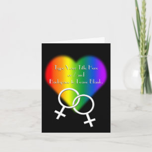 Gay pride-kort Personlig Regnbågskort Kärlek Kort