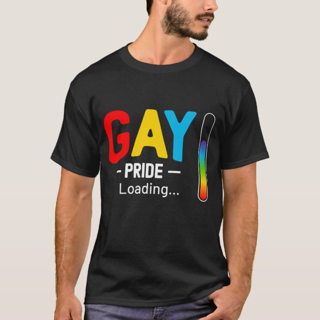 Gay pride-lastad HBT-månadstransmission T Shirt (Framsida)