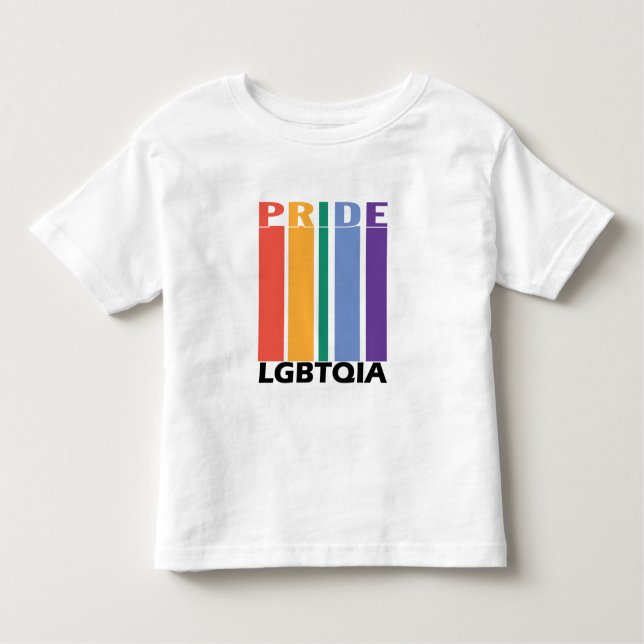 Gay pride LBGTQIA Rainbow 1 T Shirt (Framsida)