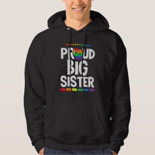 Gay pride Lesbisk LGBTQ Rainbow Sunsun Free Mamma Hoodie