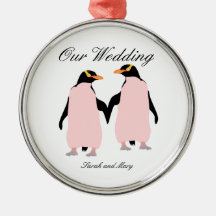 Gay pride Lesbisk Penguins Holding Händer