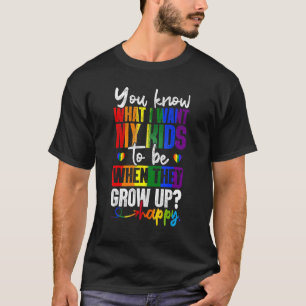 Gay pride Lgbt Awareness Parants Mamma Pappa Rainb T Shirt