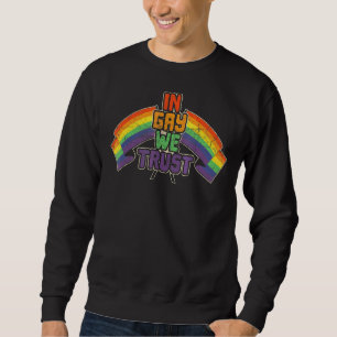 Gay pride Lgbt Bisexual Boys Manar in Gay Vi litar Lång Ärmad Tröja
