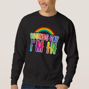 Gay pride Ljud Gay I är i Lgbtq Lång Ärmad Tröja